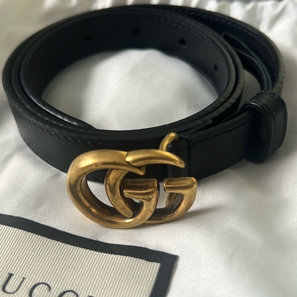 Gucci Marmont 20mm (Thin) Belt - Picture 1 of 6